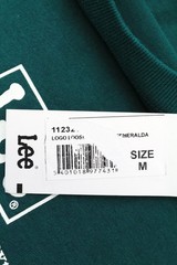 Lee Herren T-Shirt Grün 100% Baumwolle Kurzarm Rundhals Pull On M