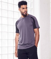 AWDis Men’s Contrast Cool T-Shirt Polyester Sports Gym Football Running Active T