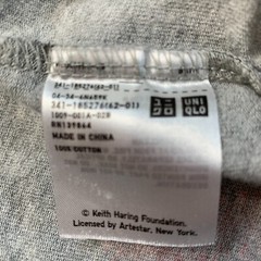 Keith Haring SPRZ NY New York City Big Apple T Shirt Large Gray