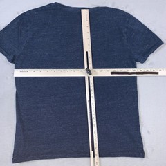 Polo Ralph Lauren Shirt Mens Medium Blue Custom Slim Fit V Neck Soft Cotton
