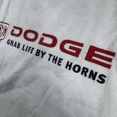 Vintage Dodge Cars & Trucks T-Shirt Men’s XL White Double Sided Print White Rare