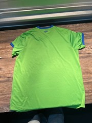 Adidas Soccer Jersey Mens X-Large Green Polyester Seattle Sounders MLS Aeroready