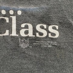 Vintage 80s 3D Emblem ‘Put Your Ass In Some Class’ Motorcycle Graphic Tshirt’