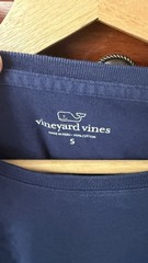 Vineyard Vines Happy Holidays 2016 Whale Graphic Pocket Long Sleeve Tee S