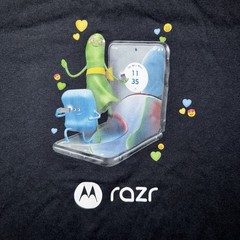 Motorola Razr Flip Phone Promo T-Shirt Flip The Script Cricket Wireless Size M