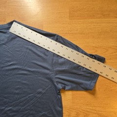 Quiksilver Surf Tee Shirt Mens Large Short Sleeve Loose Fit Rash Guard Blue L