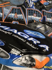 Checkered Flag Sports Label Nascar Viagra Racing T Shirt Size Large Mark Martin