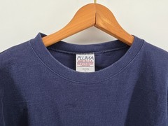Vintage Pluma Long Sleeve Navy Blue Blank T Shirt Men’s Size XL Made in USA