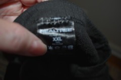 REALTREE L/S T-Shirt Charcoal Color By Leg Apparel.Cuff Sleeves.XXL.100%Polyeste