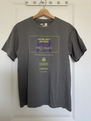Uniqlo UT Neon Genesis Evangelion 3.0+1.0 T Shirt Medium Gray Anime
