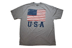 Mad Engine Mens Big & Tall American U.S.A. Distressed Flag Shirt New LT-6XL
