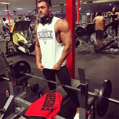 Fitness Men Bodybuilding Tank Top Gyms Clothing Singlets Vest Sleeveless