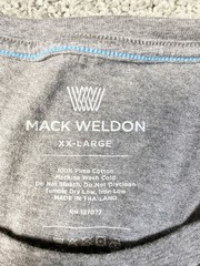 Mack Weldon T Shirt Mens Size 2XL Gray Short Sleeve Crew Neck Casual Everyday