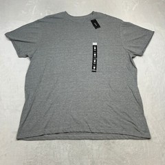 Alfani Crew Neck T-Shirt Mens 2XL Short Sleeve Heather Gray Soft Casual NEW