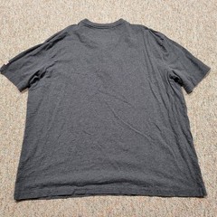 Duluth Trading Co Shirt Mens XL Gray Henley Organic Cotton Short Sleeve Work