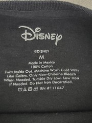 Disney Mufasa Lion King Men’s Size Medium Black Graphic T-Shirt Dot Portrait