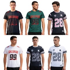 Men Tops Contrast Color Top Round Neck T-shirt Sports Events Fashion Holidays