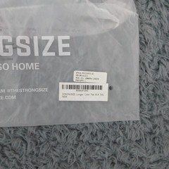STRONGSIZE Shirt Mens 5XL Black Longer Crew Neck Tagless Oversized NWOT