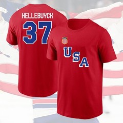 HOT! Connor Hellebuyck #37 USA Hockey Team Champions 2026 Name & Number Gifts