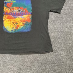 Suna Santana SuperNatural Now Tour 2019 T Shirt Mens XL Black Cotton Casual Tee