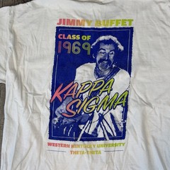 Kappa Sigma Fraternity Tee Sz L Comfort Colors Jimmy Buffet WKU Fall 2018 Rush