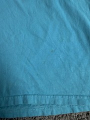 Hooters Shirt Mens 2XL Blue Pocket Logo Restaurant Crew Neck Long Sleeve