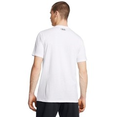 NEW Under Armour x Project Rock Men’s L Payoff Bull White T-Shirt 1383191-100