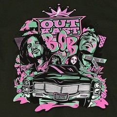 Outkast B.O.B. Stakonia Green Graphic Tee T-Shirt Medium New Without Tags