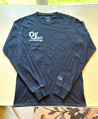 Champion Def Jam Recordings S 3M Reflective Logo Long Sleeve Cotton Tee