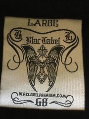 Blac Label – Black Shirt – Studs On Shoulder & Back – L