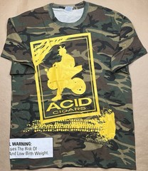 Acid Cigars Tobacco Promotional T Shirt Size Large New Old Stock VTG