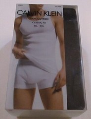 3 CALVIN KLEIN BIG&TALL 2XL 3XL 4XL 5XL COTTON WHITE BLACK RIBBED TANK T-SHIRTS