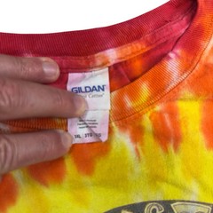 1990s Woodstock T Shirt 3XL Tie Dye 1999 Music Festival Hippie Tour Band