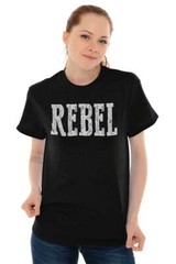 Rebel Troublemaker Attitude Personality Sass Womens or Mens Crewneck T Shirt Tee