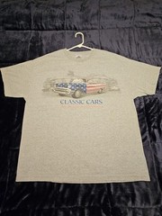 Vintage Classic Cars An American Tradition T Shirt 2XL Alstyle AAA USA Fabric