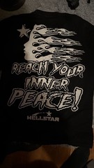 Hellstar T Shirt Size L “Reach Your Inner Peace”