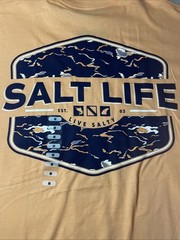 Salt Life Mens Live Salty Graphic Short Sleeve T-Shirt – M