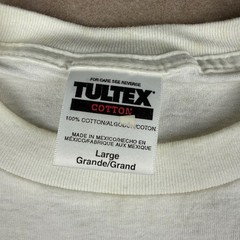 Vintage 1998 Retired Funny Shirt Mens L White Graphic Tultex Retired Statement