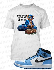 Real Ones Big and Tall Tee Shirt J1 Golf University Blue Graphic Pro Club Shaka