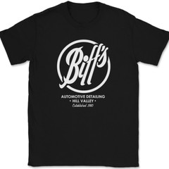 Biffs Automotive Detailing T-Shirt Tee Funny Movie Novelty Tee