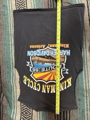Kingman Cycle Harley Davidson Kingman, AZ Shirt, Medium, 27 in Long 19 in Wide