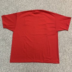 Vintage Hanes Heavyweight 50/50 Embroidered Sailing T Shirt Red XXL Made in USA