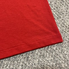 Vintage Hanes Heavyweight 50/50 Embroidered Sailing T Shirt Red XXL Made in USA
