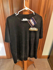 Modelo Men’s T-Shirt Size X-Large/Front-Back Graphics/Faded-Worn Look New w/Tags