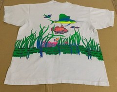 XL Vtg 90s Panama Jack Tropical Fish Single Stitch T-shirt One Size Fits All