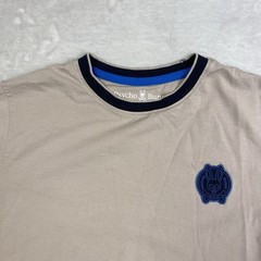 Psycho Bunny Crest Logo Tee Contrast Collar Premium Basics Streetwear Shirt M