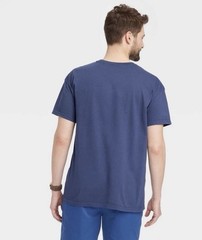 Men’s Heavyweight T-Shirt Goodfellow & Co Seamless Blue Size Large