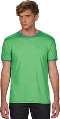 988AN Anvil Adult Lightweight Ringer T-Shirt