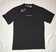 Puma Crew Neck T-Shirt BMW MMS Lifestyle Car Graphic Mens Black 630534 Small S