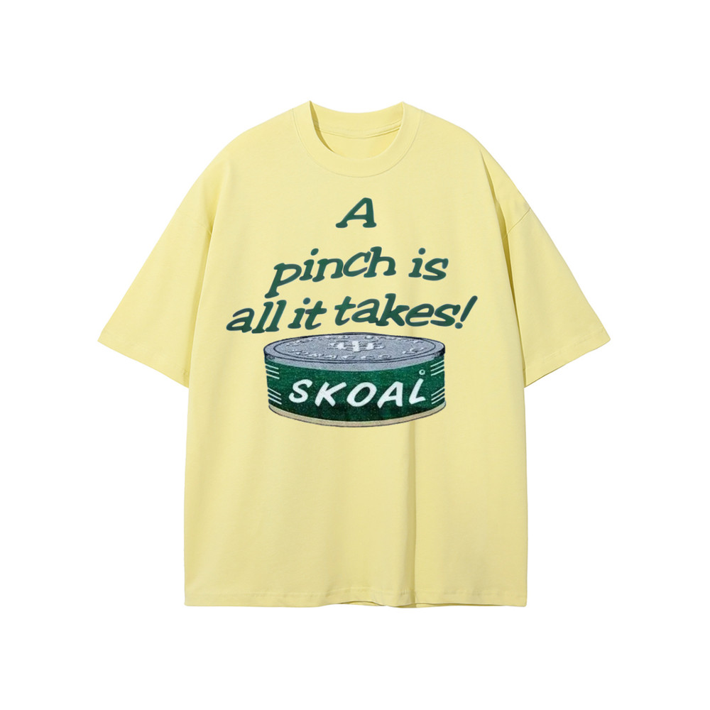 Oversized Y2K Skoal Bandit Racing T-Shirt, Short Sleeve, Full Color, Sizes S-2XL